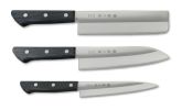 Tojiro Basic 3-Lagen Geschenkset (Santoku / Nakiri / Officemesser)