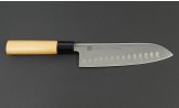 H16 Haiku Santoku mit Kullenschliff