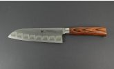 Tamahagane Santoku (Kullenschliff)