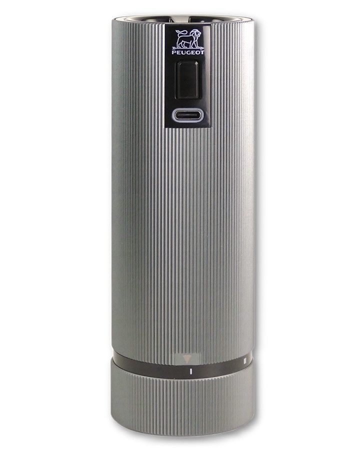 Peugeot "Line" Aluminium elektrische Pfeffermühle (wiederaufladbar)