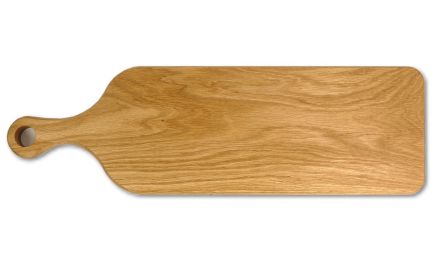 Schneidbrett Eiche mit Griff (49x15)