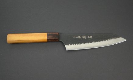 01191 Takayuki "Blue Super" Santoku (Kengata)