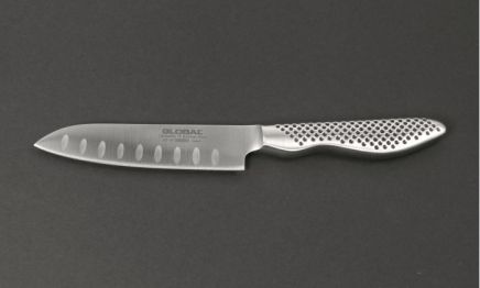 GS57 Global  Santoku XS (Kullenschliff)