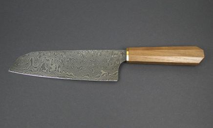 Y1 Hohenmoorer Santoku (Damaststahl)