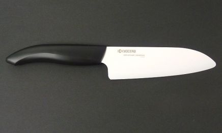 FK-140WH Kyocera Keramik Santoku (weiß)