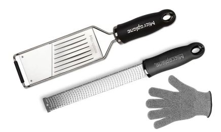 Microplane Gourmet Set + Handschuh