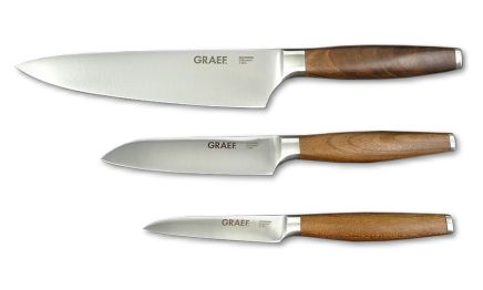 Graef Messerset (Kochmesser, Santoku, Gemüsemesser)