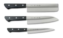 Tojiro Basic 3-Lagen Geschenkset (Santoku / Nakiri / Officemesser)