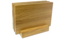 Mitheis Quadrem Eichenschneidbretter (mit Halter)