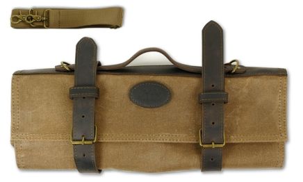 Messertasche (groß) Segeltuch / Leder