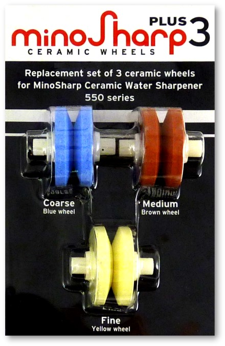 Ersatzschleifräder für Minosharp 550/BR