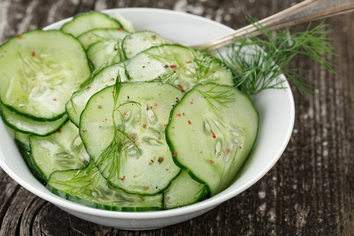 Gurkensalat mit Dill