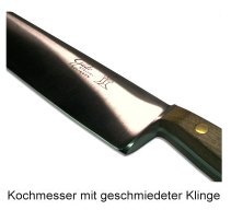 Kochmesser mit geschmiedeter Klinge